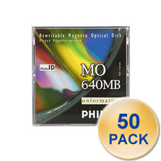 Philips  640 MB  R/W MO Disk  qty 50